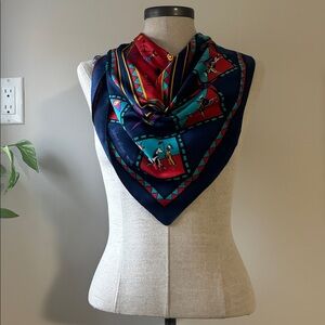 JOCELYNE MAUGE vintage Scarf